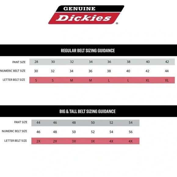 Dickies Men's Two-In-One Reversible Tan to Black Casual Belt - Picture 7 of 7